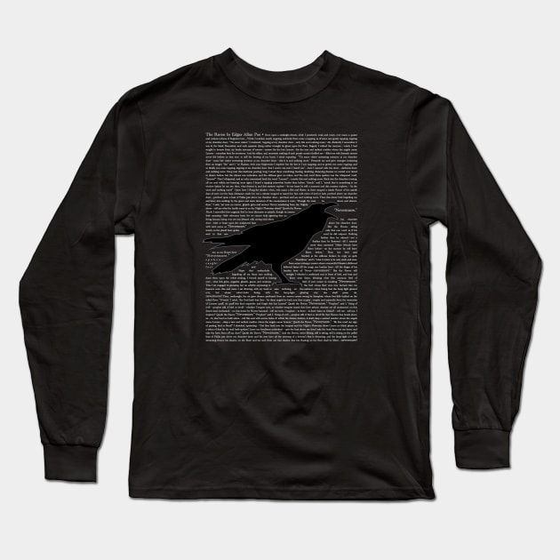 Quoth the Raven "Nevermore" ... for the Dark Long Sleeve T-Shirt by frankpepito